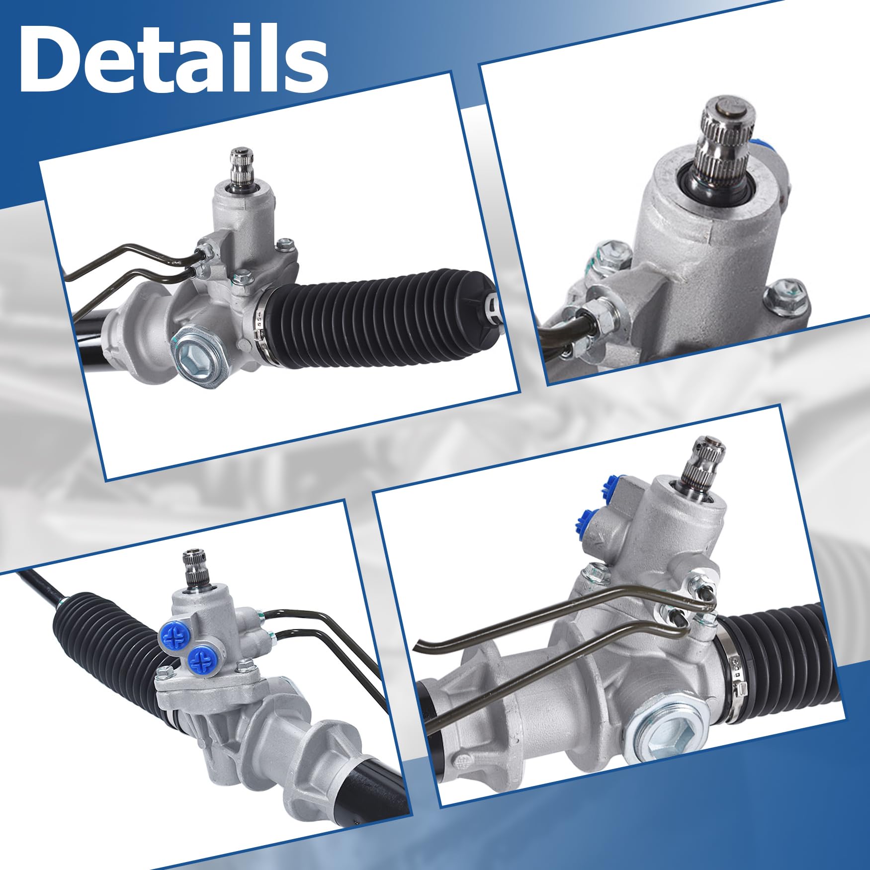 Amazon.com: WFLNHB Power Pinion Set and Steering Rack 490010W000